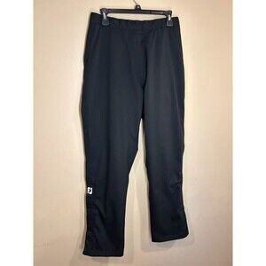 Footjoy Dryjoys Womens Large Black Windbreaker Golf Rain Pants